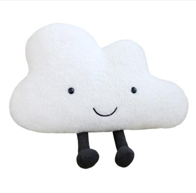 China Wholesale cute plush soft white toy two legs cloud plush cloud pillow for sale