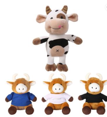 China Stuffed& soft plush toy stuffed toy cow chinese cute soft toy cow year festival gift latest arrival 2021 for sale