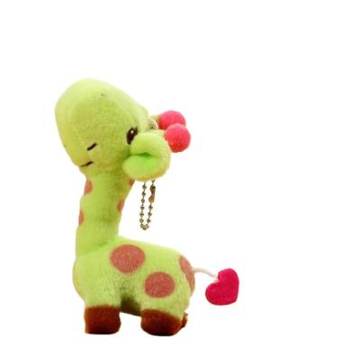 China Wholesale Customized Giraffe Plush Toy High Quality Stuffed Animal Toys Key Chain Keychain for sale