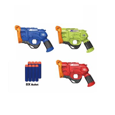 China Hot Selling Outdoor Soft Toy Gun EVA Bullet Gun Boys Shooting Soft Toy Gun Bullet Gun Toy For Kids for sale