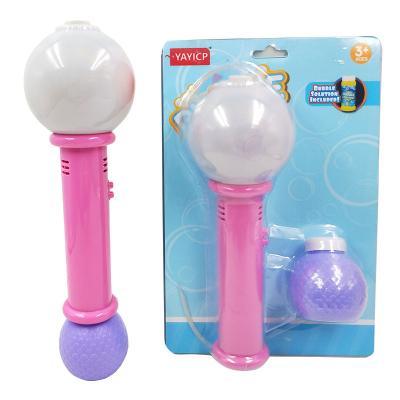 China Play Games 2022 Summer Outdoor Bubble Soap Bubble Machine Portable Plastic Electric Colorful Toys With Music Summer Outdoor Bubble Stick for sale