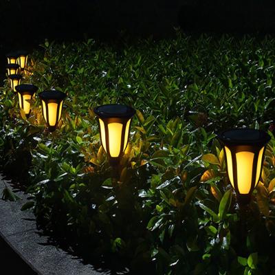 China LANDSCAPE Amazon Motion Sensor Pathway Flood Street Light Lamp RGB Solar Powered Outdoor Led Solar Garden Lights for sale