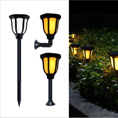 China LANDSCAPE Three Installation Modes Household Outdoor Waterproof Garden Led Street Lights Flame Solar Light for sale