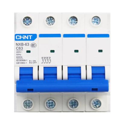 China CHINT NXB-63 1,2,3,4P series mini circuit breaker with competitive price 6KA for sale