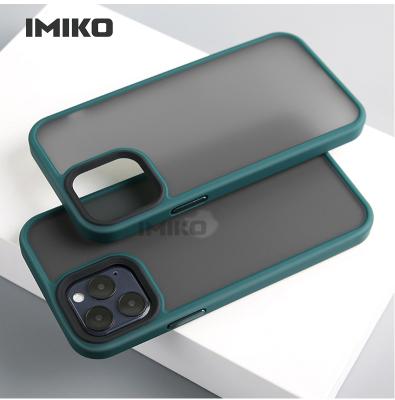 China Luxury shockproof matte silicone phone case tpu PC for iphone 12 pro 13 14 max shockproof matte skin case for sale