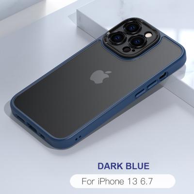 China IMIKO Camera Lens Protective Armor Phone Matte Glossy Shockproof Matte Case Cover for iphone 13 promax 12 back cover for sale