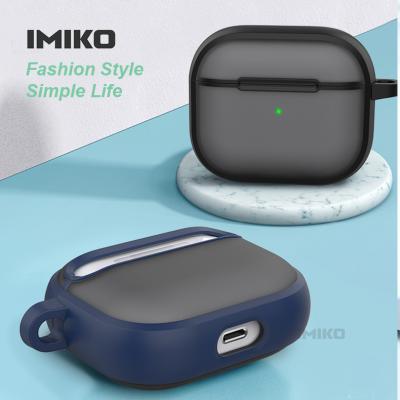 China IMIKO Luxury and Business Shell Phone Case For Airpods Pro 2 3 2020 New Arrival PU Cover Shockproof Protective Leather Case For Airpods Accessories for sale