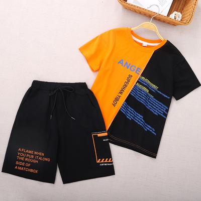 China Toddler Boy Summer Casual Clothes Kids Baby Daily Casual T-Shirts 2Pcs Shorts Set Kids Boys Sports Clothes Outfits Set for sale