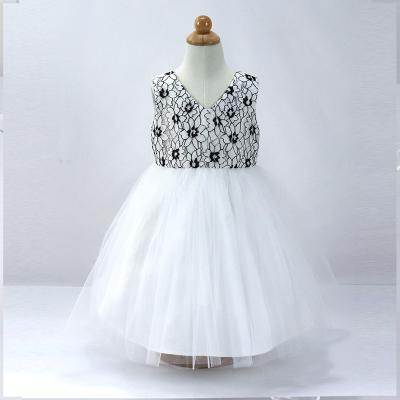 China 2021 Breathable Wholesale Summer Baby Dress Fancy Lace Kids Dress Dress for sale