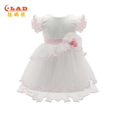 China Breathable Beby Girl Dress Infant Summer Baby Dresses Princess Party For 2 Years Wear Dress Party Girl for sale