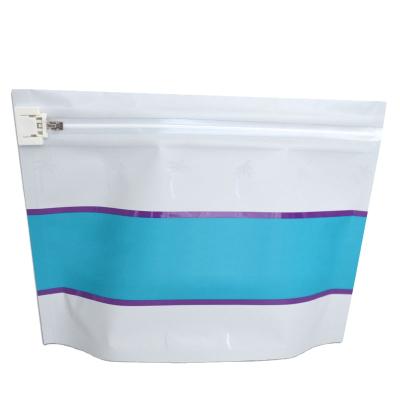 China Zip Lock With Safety Logo Bag Customized by Safety Child Resistant Mylar Disposable Bags for sale