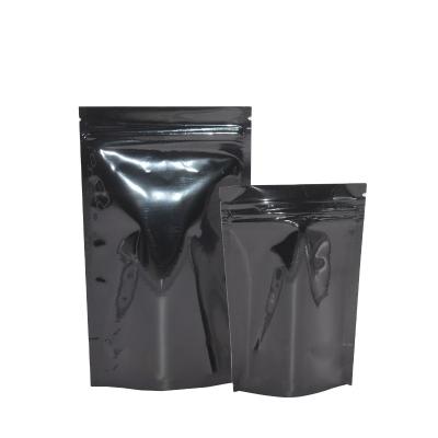 China Security Gravure Print Laminated Glossy Plastic Candy Packaging Zipper Lock Bags for sale