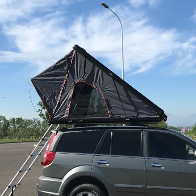 China Jetshark Portable Foldable Outdoor Car Rooftop Shelter 4 Person Aluminum Alloy Car Top Camping Tent Motorhome Tents for sale