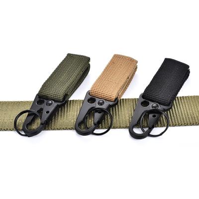 China Outdoor Multi Key Chain Nylon Tactical Backpack Olecranon Multi Nylon Tactical Backpack Molle Webbing Molle Webbing Protable Webbing Tool Hanging Clasp for sale