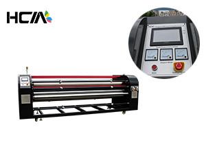 China Large Drum Roller Full Dye Sublimation Machine Automatic For / Fabric Printing for sale