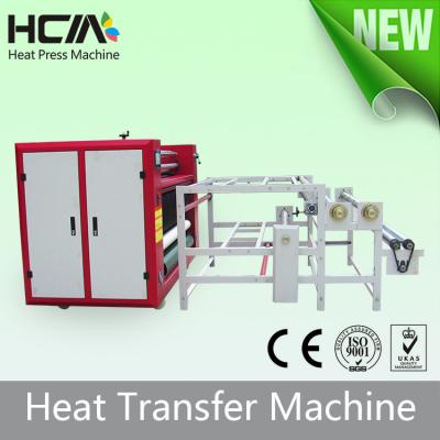 China Touch Screen Oil Heating Rotary T Shirt Transfer Press Machines With Digital Controller for sale