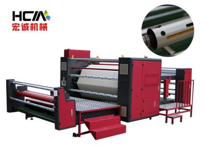 China 57KW Roll To Roll Heat Press Machine / Textile Sublimation Roller Heat Transfer Machine for sale