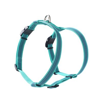 China New Waterproof Dogness tetoron strap padded high brightness H shaped harness for sale