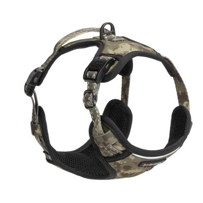 China Customlized Padded Dogness Customlized Camouflage Military Dog Harness Luxury Padded Comfortable Dog Pet Harness for sale