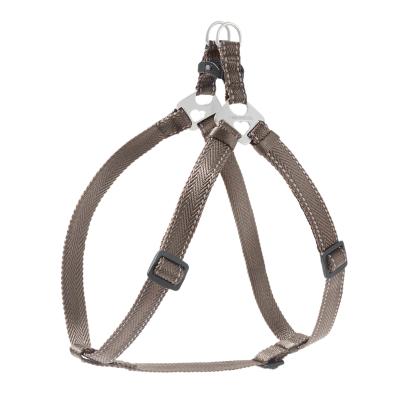 China Dogness Reflective Nylon Webbing Stripe Safety Dog Harness for sale