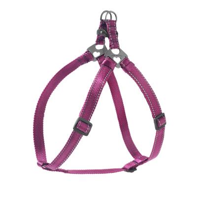 China Dogness Reflective Nylon Webbing Adjustable Reflective High End Dog Harness for sale