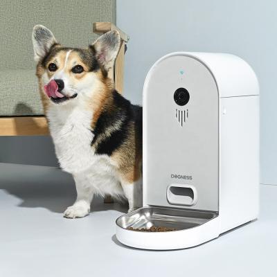 China Dogness Auto wifi App Controller Smart Pet Camera Feeder 6L Timing Automatic Dog Cat Food Feeders for sale