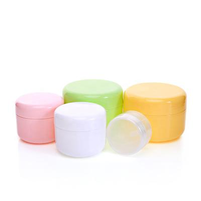 China High quality skin care cream round cream jar plastic material cosmetic packaging wholesale cosmetic container for skin care cream for sale