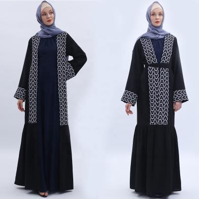 China Wholesale Abaya Muslim Open Kaftan Muslim Kaftan Fashion Seal New Pattern Black Abaya Dress Pakistan Abaya Dubai Dress For Woman for sale