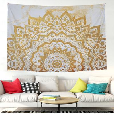 China Large Mandala Indian Tapestry Wall Hanging Beach Polyester Solemn Bohemian Towel Yoga Mat Blanket Tapestry Thin Blanket Tapestry for sale