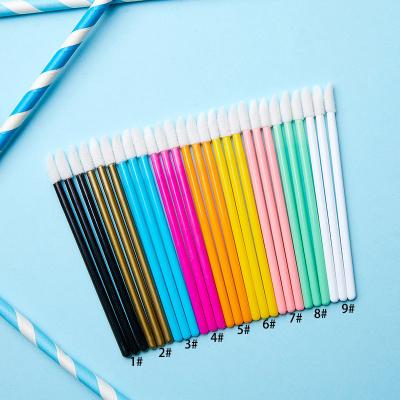 China Wholesale Cheap Colorful High Quality Makeup Cosmetic Tools Disposable Lip Gloss Brush Stain Brush Prices for sale