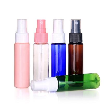 China High Quality Container Wholesale In Stock 30ml Mini Travel Bottle Plastic Colorful Sample Spray Bottle for sale