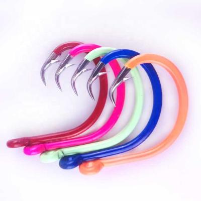 China 2022 New Hi-carbon Stainless Steel Bright Fish Hook High Carbon Steel Carp Hook Set for sale