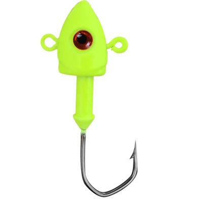 China Bigger fish wholesale in lead 10pcs/bag various weight head stock hook hooks build hook saltwater for fishing lure for sale