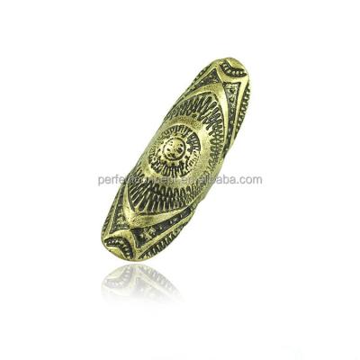 China Indian Textured ALLOY Ring Gold Metal Ring Antique Silver Boho Ring-150713-03 for sale