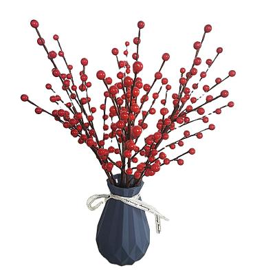 China Modern minimalist 2021 hot sale decoration artificial flower red fruit for home for sale