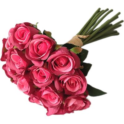 China Minimalist Cheap Price Sale High Quality Wedding Decoration Flower Binds Artificial Rose for sale