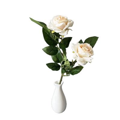 China Home Decoration Silk Table Artificial Roses Flowers for sale