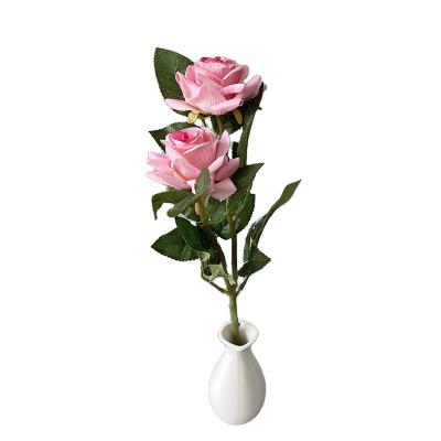 China Artificial silk roses for weddings artificial flowers for sale