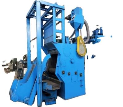 China Q32 Automatic Surface Cleaning Loading and Unloading Inclined Shot Blasting Machine for sale