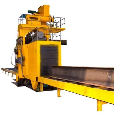 China Q69series Steel Plate Cleaning Machine / Steel Plate H Beam Exterior Cleaning Line for sale