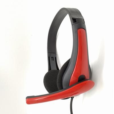 China Headband Wired Headset For Computer Promotional Best Selling Earphone With MIC Holder For PC for sale