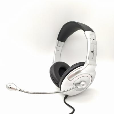 China Headband Wired Headphones With Microphone And Volume Control Lightweight Headset For Laptop Computer for sale