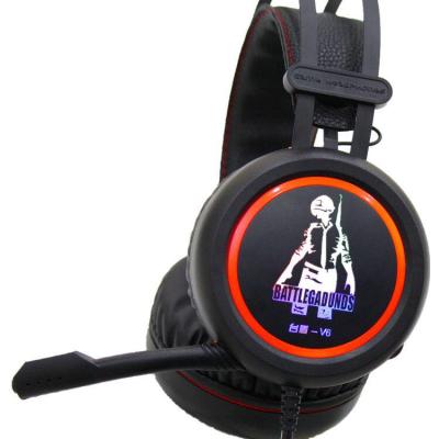 China Headband Bass Surround RGB Gaming Headset with Light for PS4 Comfortable Over Ear Gaming Headphones with LED Light for sale