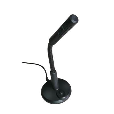 China New Flexible Microphone Mic Speaker Stereo Karaoke Headband Goose-Neck Desktop Standing Microphone for sale