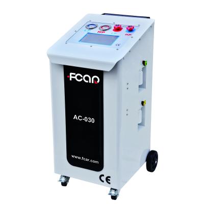 China AC FCAR AC-030 Refrigerant Service Machine For R134a R1234yf Gas CE Tested Function Car A/C Automatic Cleaning Service Station AC-030 for sale