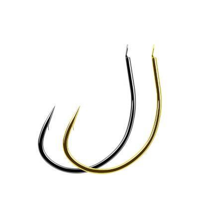 China Wholesale Bulk Hook Matte Black Barbed Loach Raft Hooks Hooks for sale