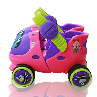 China Fashion \ row wholesale children comfortable \ durable double to learn four roller skates for sale