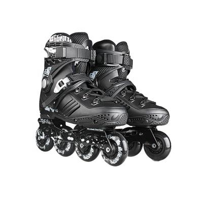 China Hot Sales Mesh+PP Adult Skates Inline Single Row Roller Skates Flat Shoes for sale