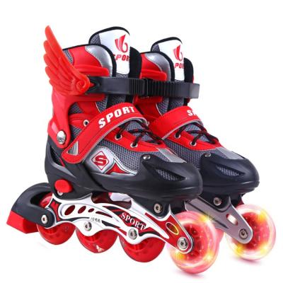 China Single Snap Skates Kids Adjustable Roller Skates For Girls And Boys S 9C-13C; M 2Y-5Y; L7-10 for sale