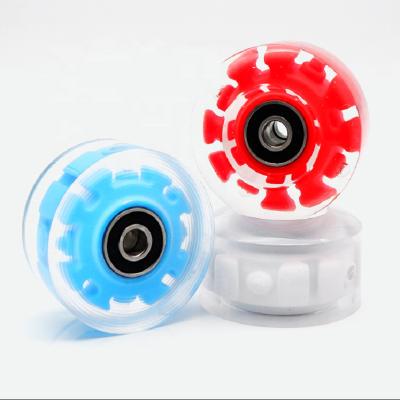 China Instant Roller Skating Sport Four Roller Skates Wheel For Outdoor Double Row Lightweight Skating Wheel for sale